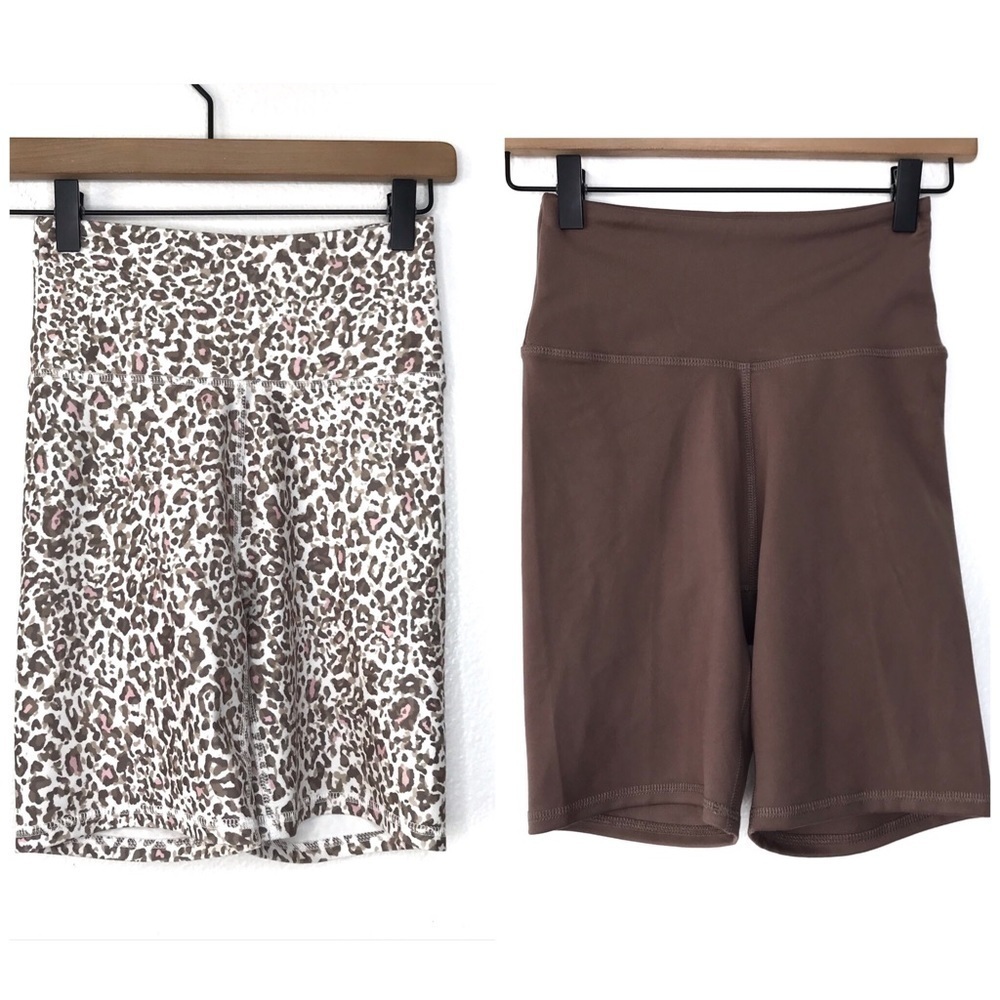 BALANCE COLLECTION High Rise Soft Biker Short Set of Two S